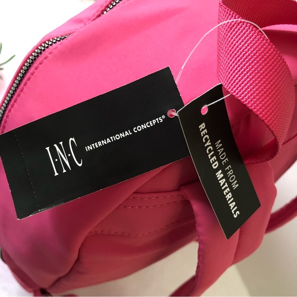 INC International Concepts Ava Large Backpack, Hot Pink, NWT - Picture 7 of 9